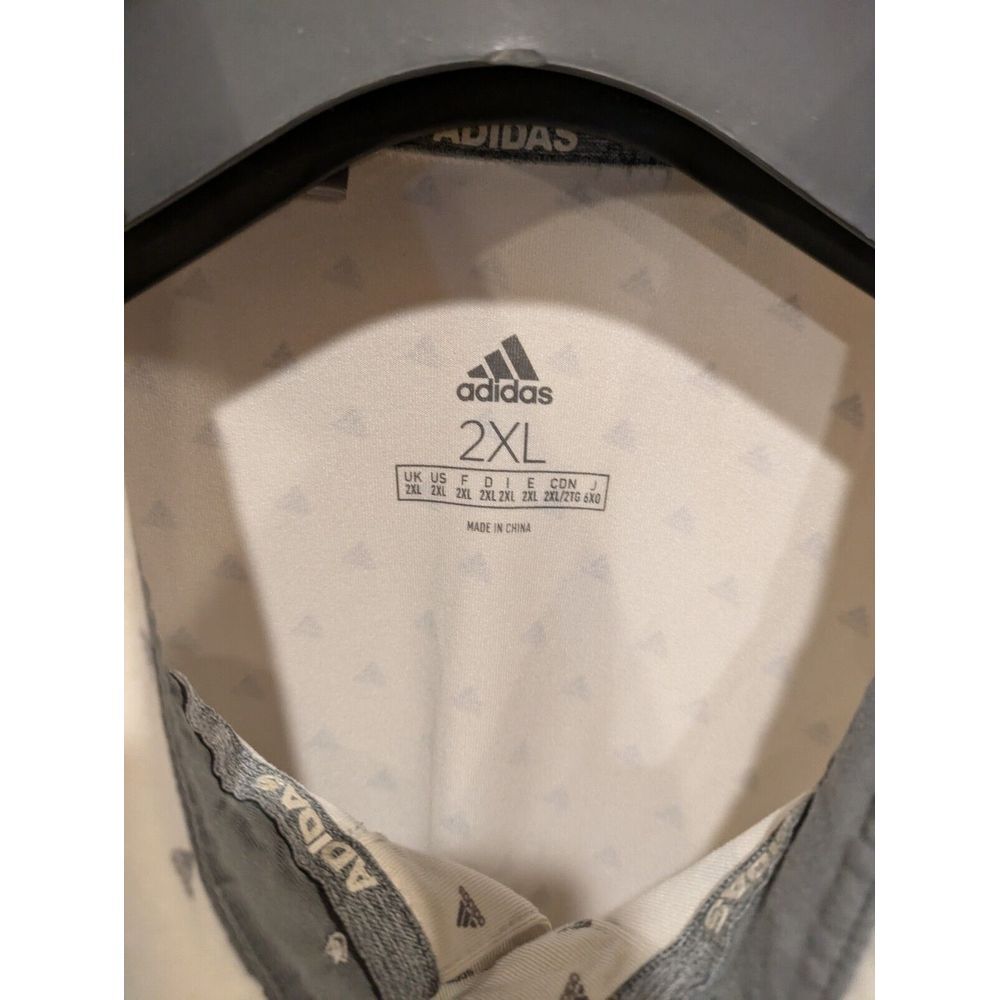 Men's Adidas Running Golf T-shirt, Size XXL All‎ Over Print "Adidas" - Picture 3 of 3